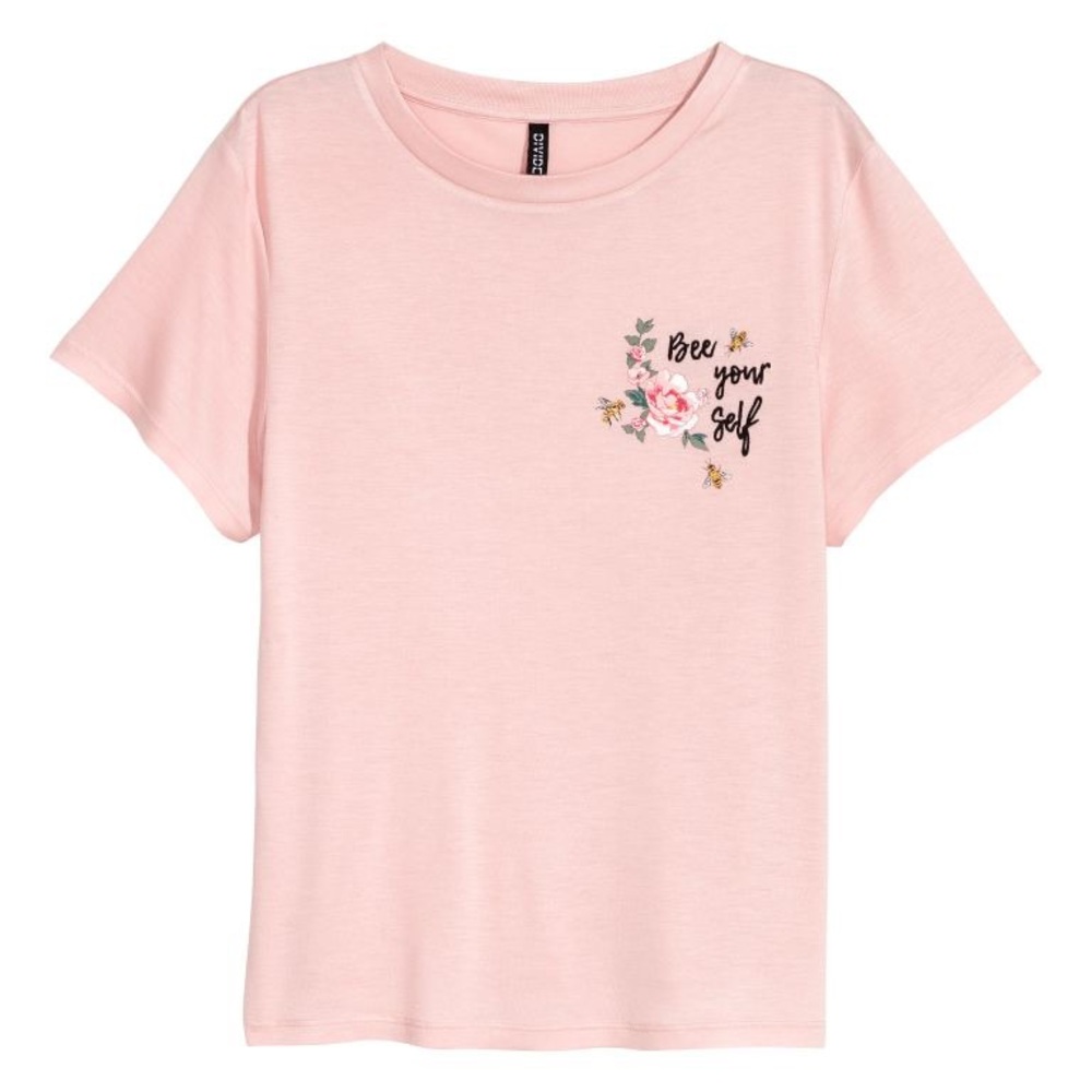 divided “bee yourself” shirt